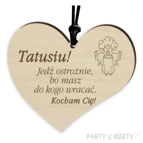 xx zawieszka drewn tata masz do kogo wracac