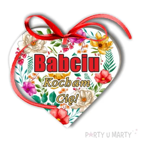 xx zawieszka hdf babciu kocham cie