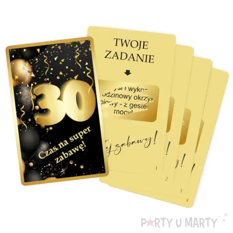xx zdrapki wyzwania na 30 urodziny