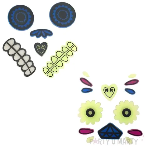 xx zelowe naklejki na dynie mix 1 op 2 szt