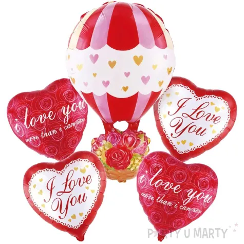 xx zestaw balonow serca