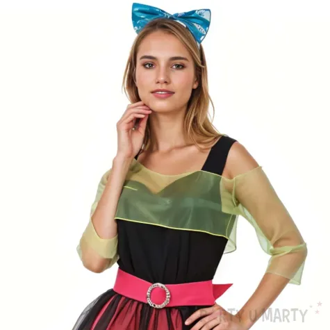 xx zestaw dla doros ych disco lata 80 sukienka opaska top pasek ochraniacze na nogi rozm s