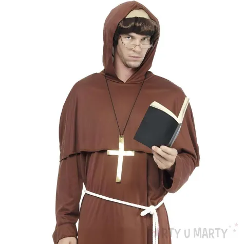 xx zestaw dla doros ych mnich szata z kapturem pasek krzy rozm uniw