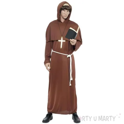 xx zestaw dla doros ych mnich szata z kapturem pasek krzy rozm uniw