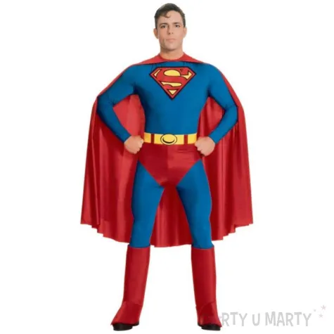 xx zestaw dla doroslych super man kombinezon peleryna pasek rozm s