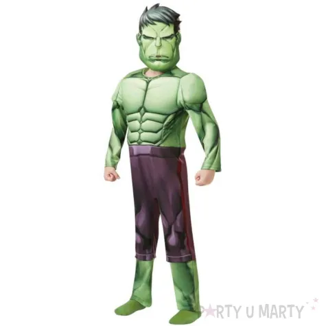 xx zestaw dla dzieci hulk kombinezon maska rozm s