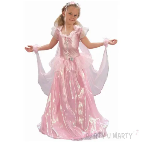 xx zestaw dla dzieci ksiezniczka wrozka sukienka ze skrzydlami tiara rozm 120 130 cm