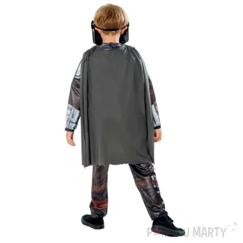 xx zestaw dla dzieci mandalorian star wars kostium peleryna maska rozm 5 7lat
