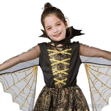 xx zestaw dla dzieci pajecza ksiezniczka sukienka ko lnierz rozm 110 120 cm