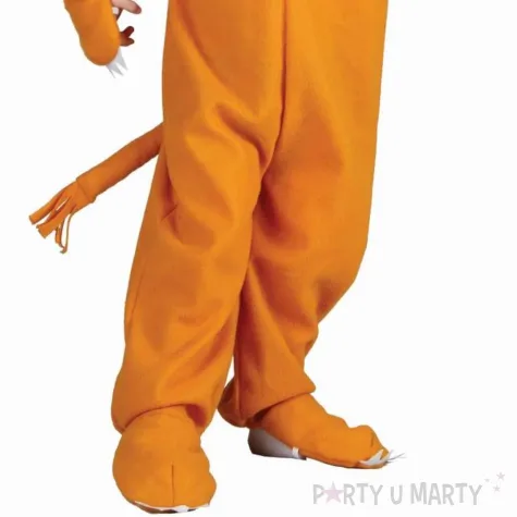 xx zestaw dla dzieci pomaranczowy lew kombinezon kaptur ogon rozm 92 104 cm