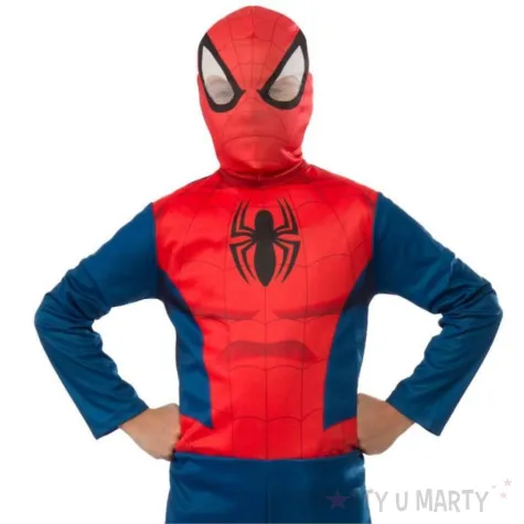 xx zestaw dla dzieci spider man kombinezon maska rozm m