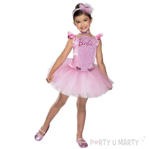 xx zestaw dla dziewczynki baletnica barbie sukienka choker opaska rozm l