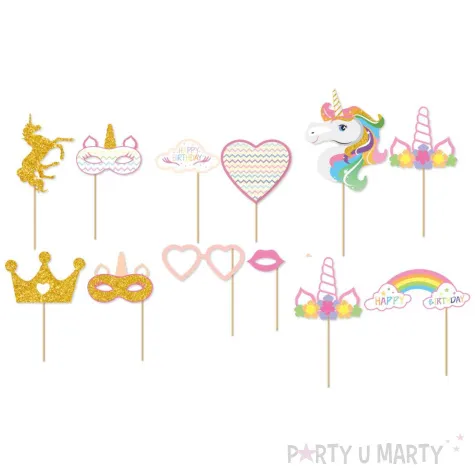 xx zestaw foto rekwizyty jednorozec wysoko c 30cm