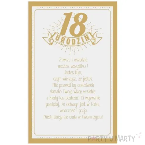 xx zk kartka okolicznosciowa 18 urodziny gory 13x20 5 cm