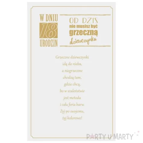 xx zk kartka okolicznosciowa 18 urodziny para z samochodem 13x20 5 cm