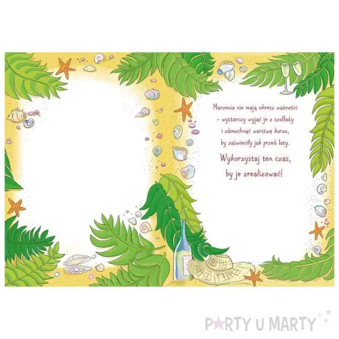 xx zk kartka okolicznosciowa a5 emerytura hamak 1 szt