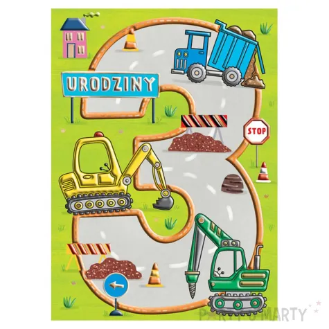 xx zk kartka okolicznosciowa b6 3 budowa 1 szt