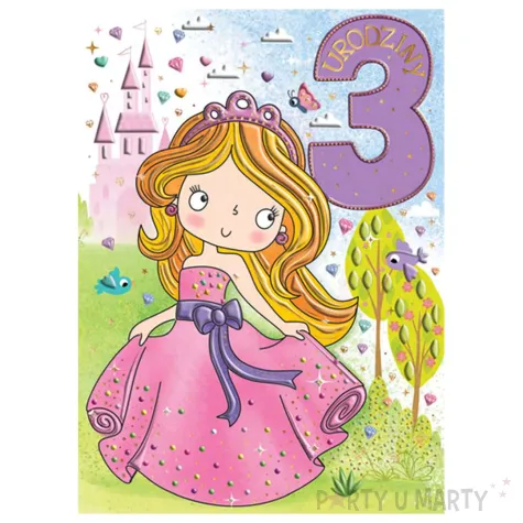 xx zk kartka okolicznosciowa b6 3 krolewna 1 szt