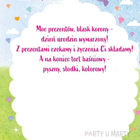 xx zk kartka okolicznosciowa b6 3 krolewna 1 szt