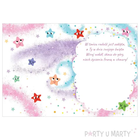 xx zk kartka okolicznosciowa b6 4 tancerka 1 szt