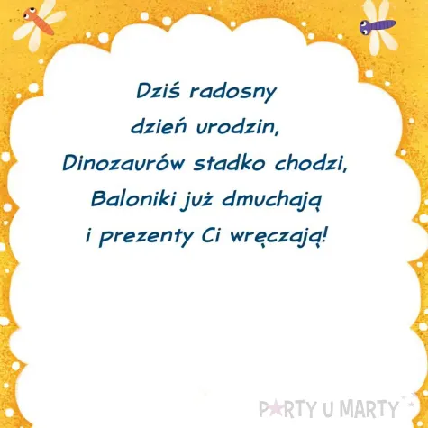 xx zk kartka okolicznosciowa b6 dinozaury 1 szt