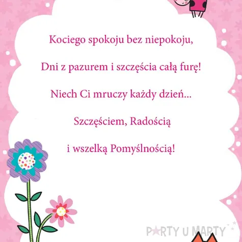 xx zk kartka okolicznosciowa karnet a5 kot wiosna 1 szt