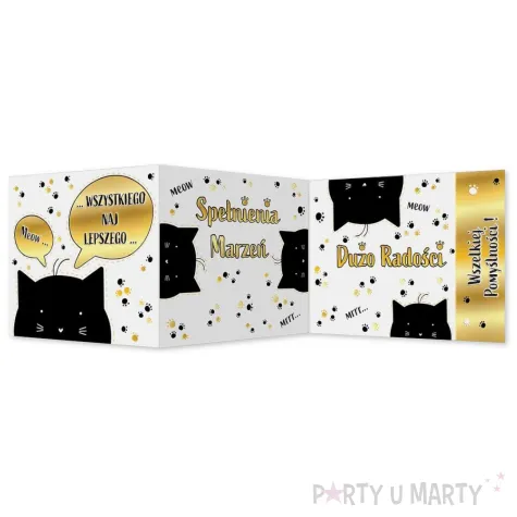 xx zk kartka okolicznosciowa karnet b6 koty 1 szt