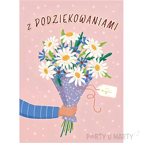 xx zk kartka okolicznosciowa karnet b6 z podziekowaniami 1 szt