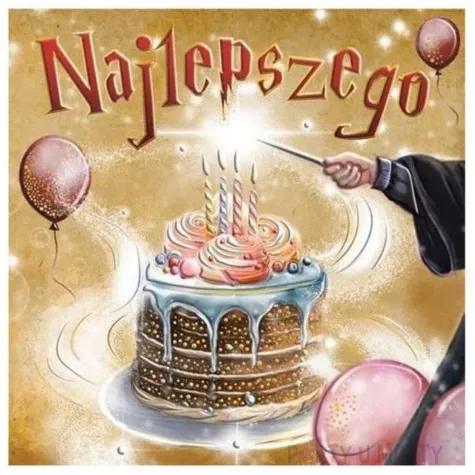 xx zk kartka okolicznosciowa kw magiczny tort 1 szt