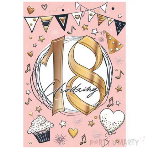 xx zk kartka okolicznosciowa rozowa 18