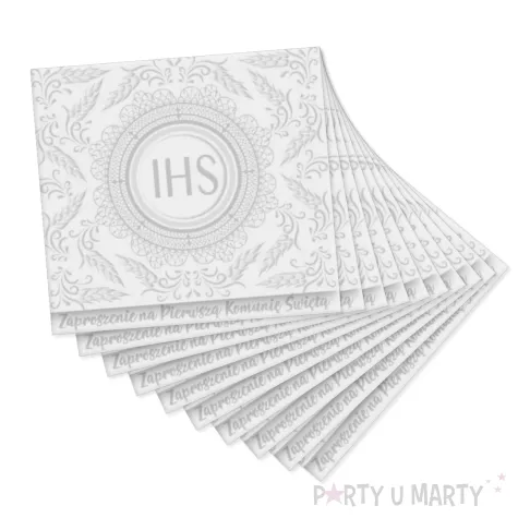 xx zk zaproszenie kwadrat zkw 120x120 komunia zest 57194 dzieciece chlopiec dziewczynka grafi