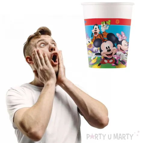xx zku kubeczki papierowe mickey rock the house disney wm fsc 200 ml 8 szt