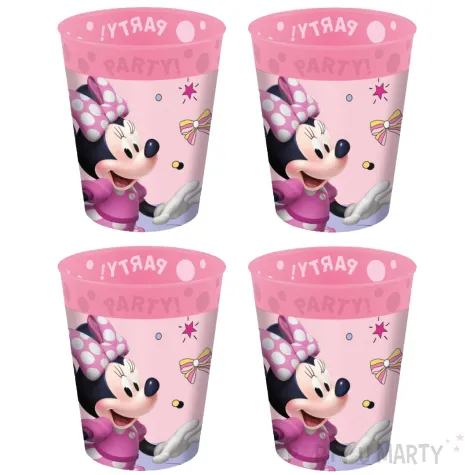 xx zku kubeczki wielokrotnego uzytku minnie junior 250 ml 4 szt