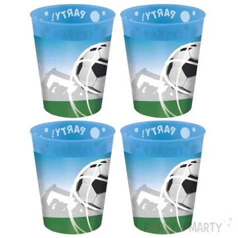 xx zku kubeczki wielokrotnego uzytku party cups soccer fans decorata party 250 ml 4 szt