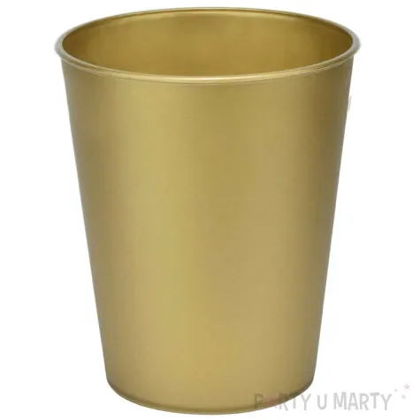 xx zku kubeczki wielokrotnego uzytku zlote gold decorata party 4 szt