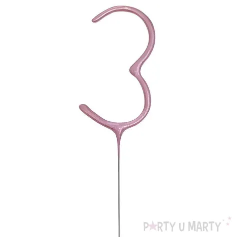 xx zof zimny ogien cyferka 3 rozowa