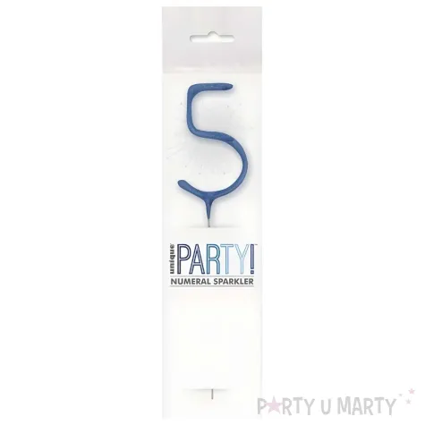 xx zof zimny ogien cyferka 5 niebieska