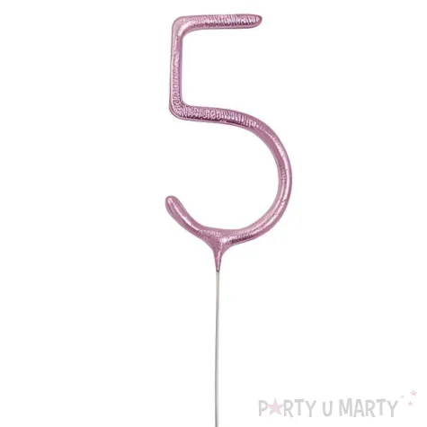 xx zof zimny ogien cyferka 5 rozowa