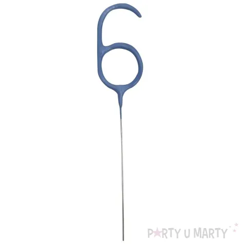 xx zof zimny ogien cyferka 6 niebieska