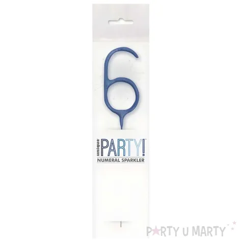 xx zof zimny ogien cyferka 6 niebieska