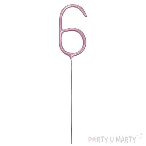 xx zof zimny ogien cyferka 6 rozowa