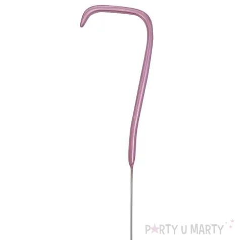 xx zof zimny ogien cyferka 7 rozowa