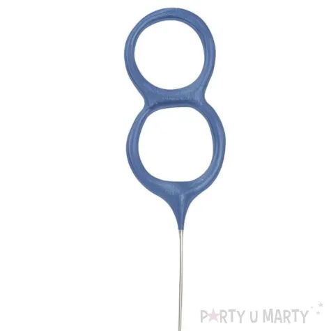 xx zof zimny ogien cyferka 8 niebieska