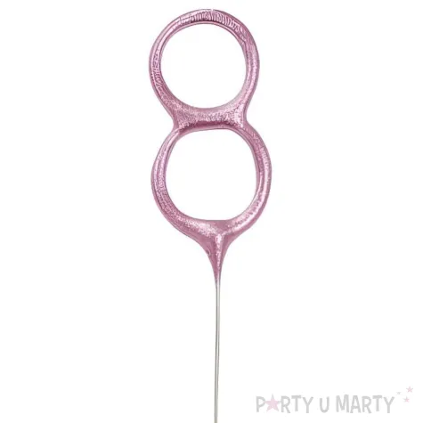 xx zof zimny ogien cyferka 8 rozowa