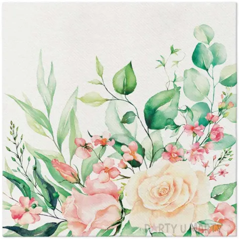 xx zse serwetki airlaid floral moments 40x40 cm 12 szt