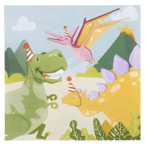 xx zse serwetki dino party 33x33 cm 20 szt