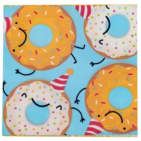 xx zse serwetki donut 33x33 cm 20 szt