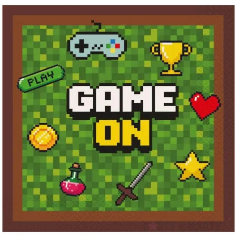 xx zse serwetki pap game on 33 x 33 cm 20 szt