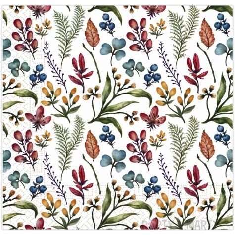 xx zse serwetki papierowe herbs 33 x 33 cm 20szt