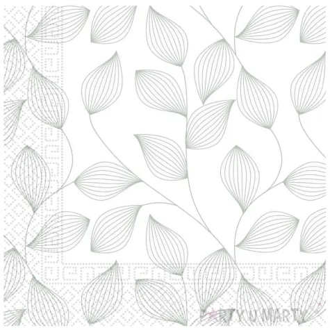 xx zse serwetki papierowe leaves 33 x 33 cm 20szt